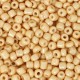 Seed beads 8/0 (3mm) Champagne gold metallic